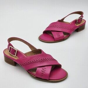 Jack Rogers Amelia City SAMPLE Pink Sandals Size 6.5